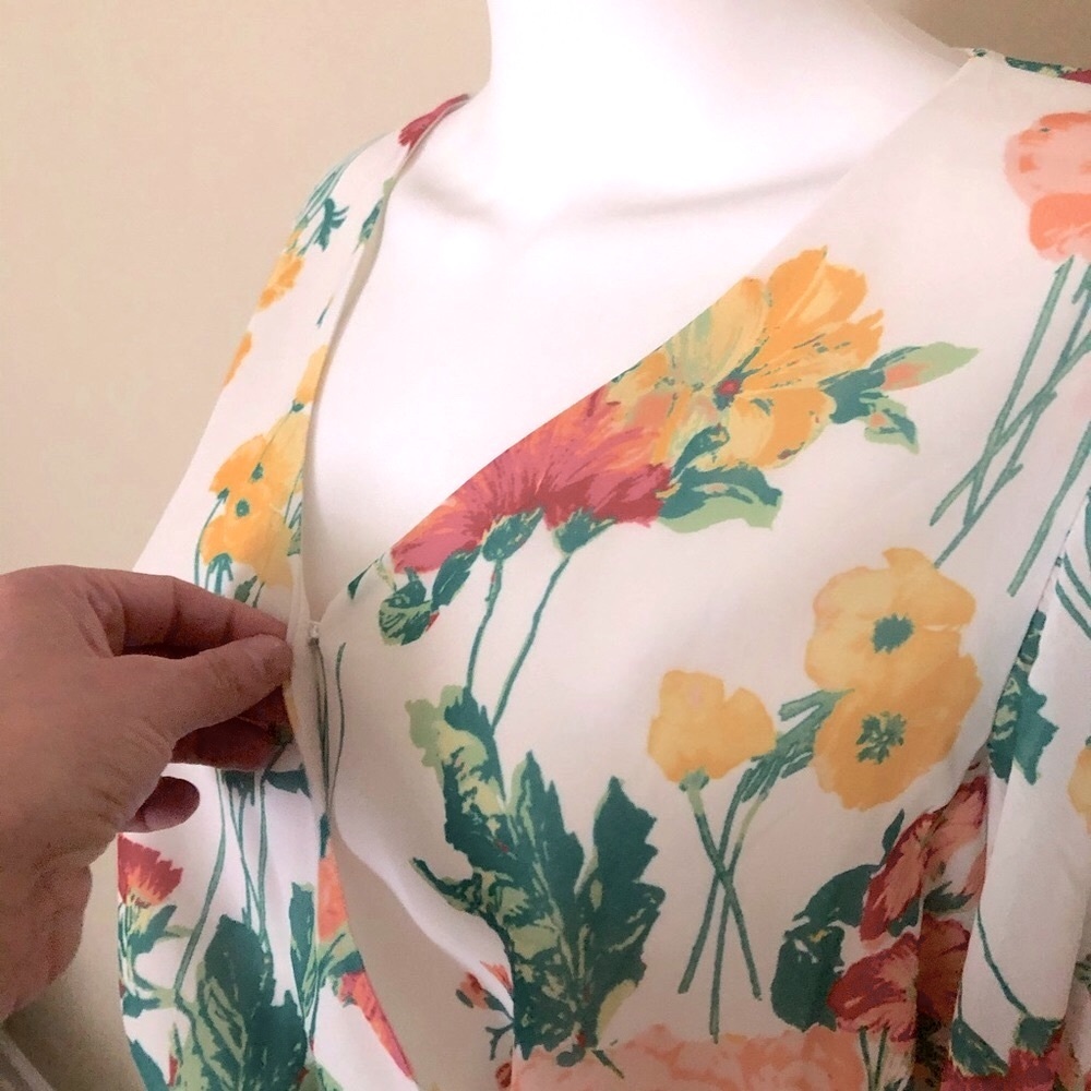 Leith flutter sleeve high low dress - Picture 7 of 15